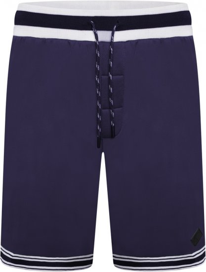 Kam Jeans TS005 Retro Tracky Set (Shorts/Sleeveless Hoodie) Navy - Treniņtērpi - Liela izmēra Treniņtērpi vīriešiem