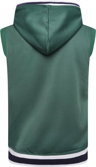 Kam Jeans TS005 Retro Tracky Set (Shorts/Sleeveless Hoodie) Racing Green - Treniņtērpi - Liela izmēra Treniņtērpi vīriešiem
