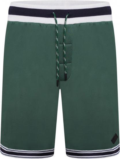 Kam Jeans TS005 Retro Tracky Set (Shorts/Sleeveless Hoodie) Racing Green - Treniņtērpi - Liela izmēra Treniņtērpi vīriešiem