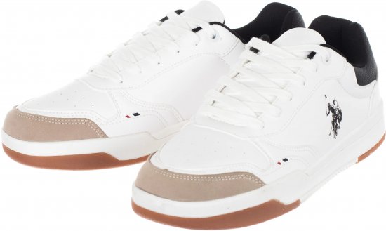 U.S. POLO ASSN. Steve - Men's Sneakers White - Vīriešu apavi 40-52 - 