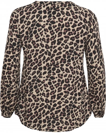 Kaffe Curve Mirta Tilly Blūze Leoparda Raksts - Blūzes & tunikas - 