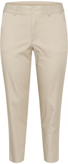 Kaffe Curve Leana Chino 7/8 Bikses Spalvu Pelēka - Džinsi & Bikses Lielos Izmēros – Plus Size - 