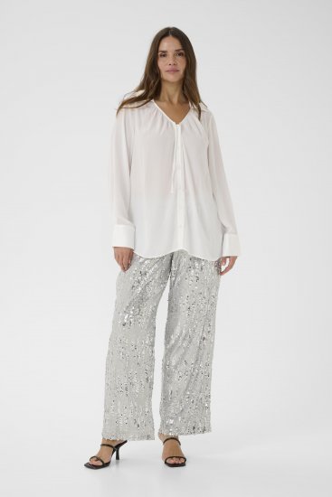 Kaffe Curve Gina Shirt White - Kreklblūzes - 