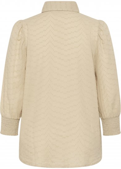 Kaffe Curve Penelopia Shirt Feather Grey - Kreklblūzes - 
