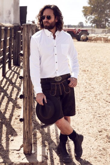 JP1880 Shirt Modern Fit Traditional Stag Horn White - Krekli - Krekli - 2XL-8XL