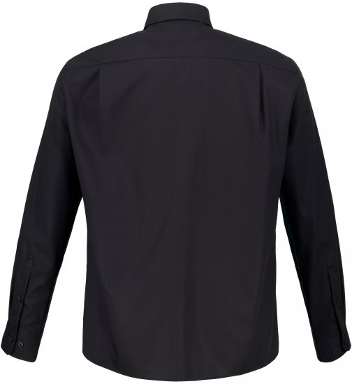 JP1880 Shirt Business Kent Collar Long Sleeve Black TALL - VĪRIEŠU APĢĒRBS MT-6XLT - Apģērbs gariem vīriešiem