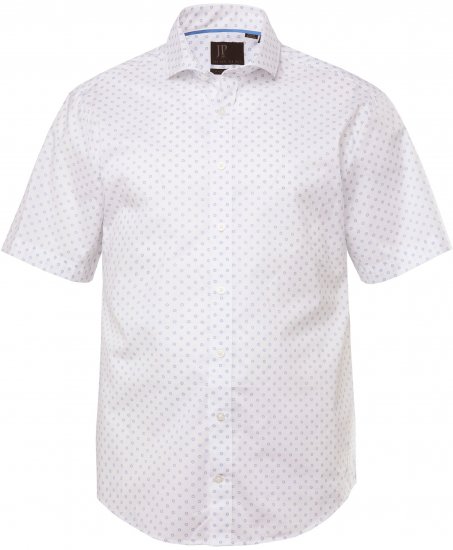 JP1880 Business Modern Fit Short Sleeve Shirt TALL Off-White - TALL krekli - 