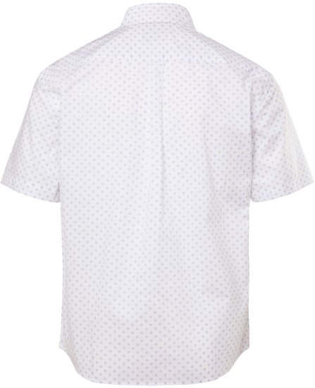 JP1880 Business Modern Fit Short Sleeve Shirt TALL Off-White - TALL krekli - 