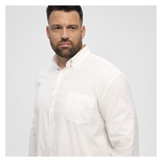 North Latitude Oxford Shirt White - Krekli - Krekli - 2XL-8XL