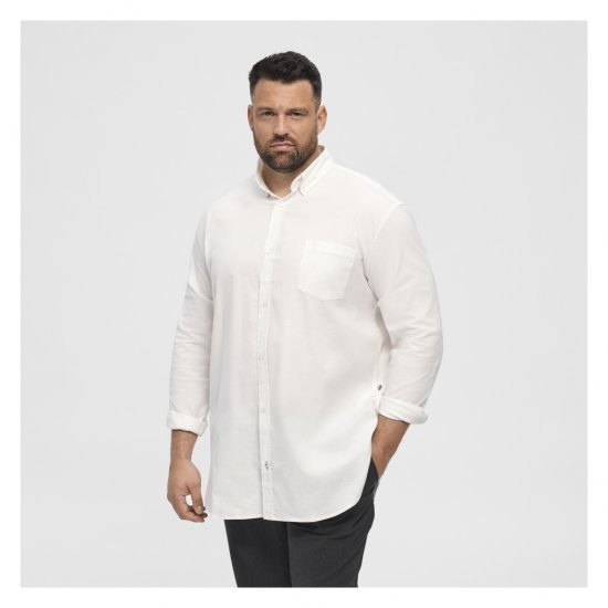 North Latitude Oxford Shirt White - Krekli - Krekli - 2XL-8XL