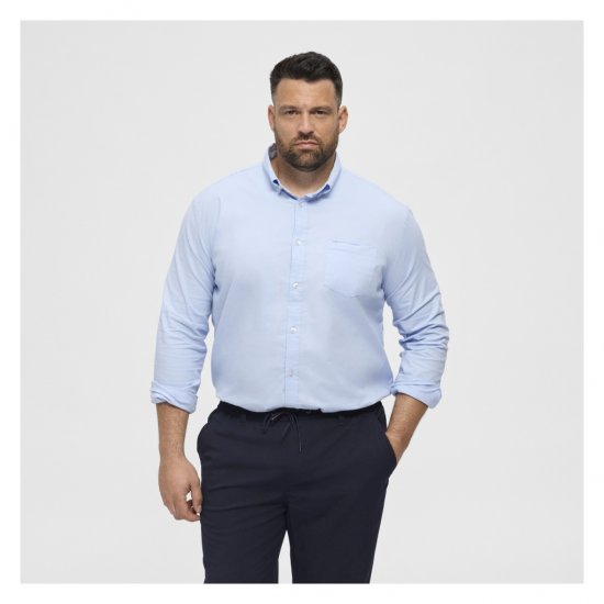 North Latitude Oxford Shirt Light Blue - Krekli - Krekli - 2XL-8XL