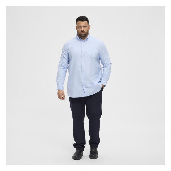 North Latitude Oxford Shirt Light Blue - Krekli - Krekli - 2XL-8XL