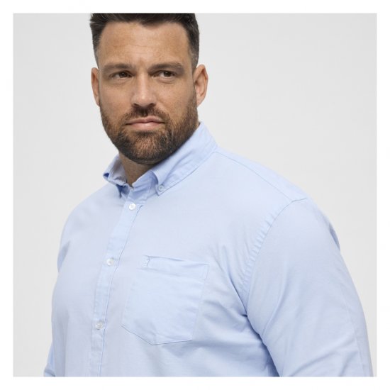 North Latitude Oxford Shirt Light Blue - Krekli - Krekli - 2XL-8XL
