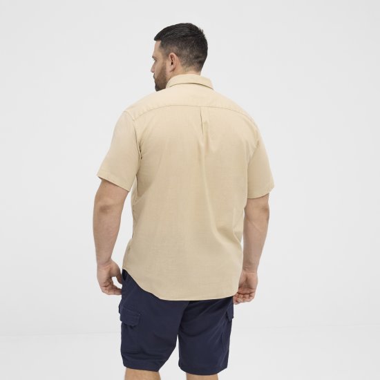 North Latitude 51106 Short Sleeve Shirt Sand - Krekli ar īsām piedurknēm - Krekli ar īsām piedurknēm