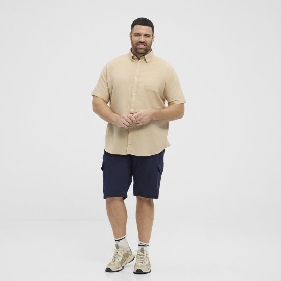 North Latitude 51106 Short Sleeve Shirt Sand - Krekli ar īsām piedurknēm - Krekli ar īsām piedurknēm