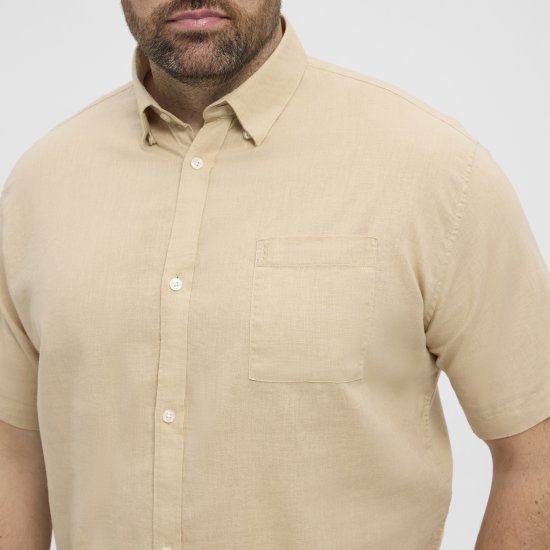 North Latitude 51106 Short Sleeve Shirt Sand - Krekli ar īsām piedurknēm - Krekli ar īsām piedurknēm
