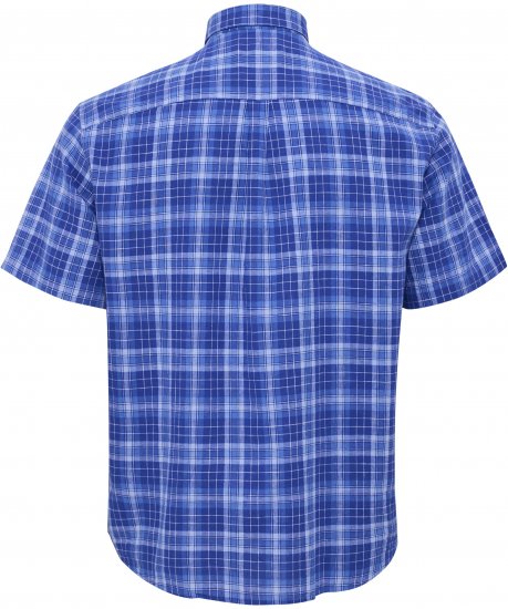 North Latitude 51145 Checked Short Sleeve Shirt Cobolt Blue - Krekli ar īsām piedurknēm - Krekli ar īsām piedurknēm