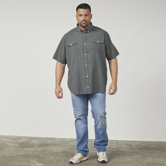 North Latitude 61306 Īsroku Virskrekls Tumši Zaļa - Krekli - Krekli - 2XL-8XL