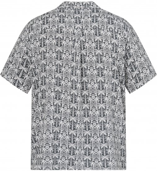 North Latitude 61313 Viskozes Krekls ar Kubas Apkakli Pelēka - Krekli - Krekli - 2XL-8XL