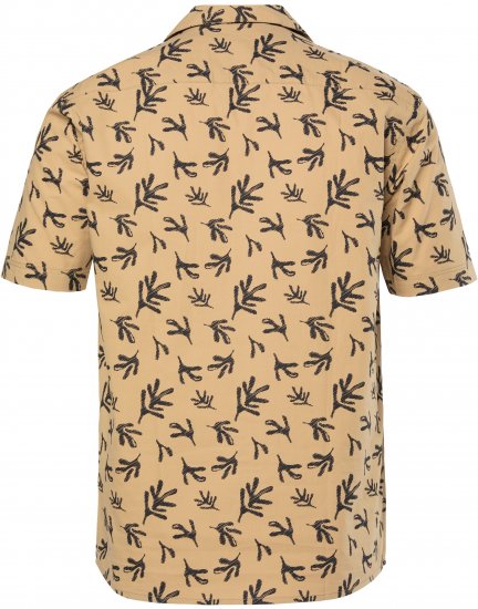 JP1880 Boxy Cuba Short Sleeve Shirt Camel - Krekli - Krekli - 2XL-8XL