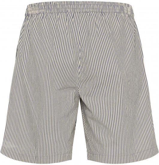 Kaffe Curve Nana Svītraini šorti Pusnakts/Balts svītrains - Džinsi & Bikses Lielos Izmēros – Plus Size - 