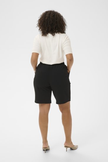 Kaffe Curve Pheolo Shorts Black Deep - Šorti - 