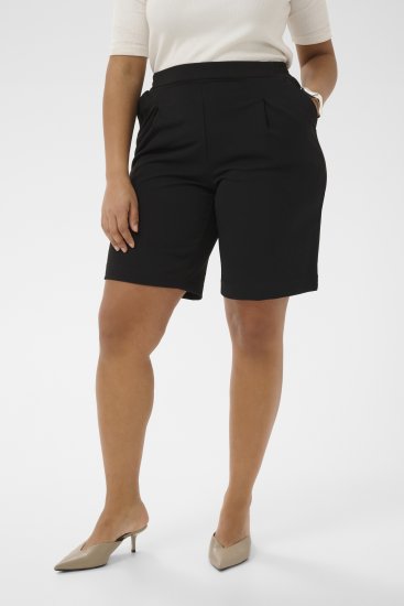 Kaffe Curve Pheolo Shorts Black Deep - Šorti - 