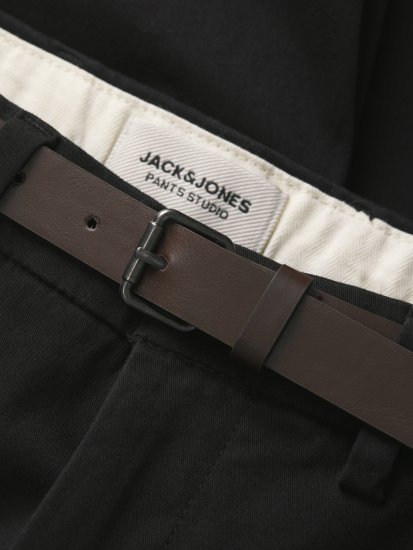 Jack & Jones Stadam Belted Chino Shorts Black - Šorti - Šorti - W40-W60