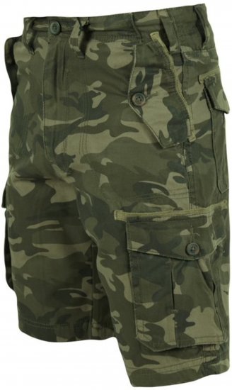 D555 Camaro Camo Printed Cargo Shorts Khaki - Šorti - Šorti - W40-W60