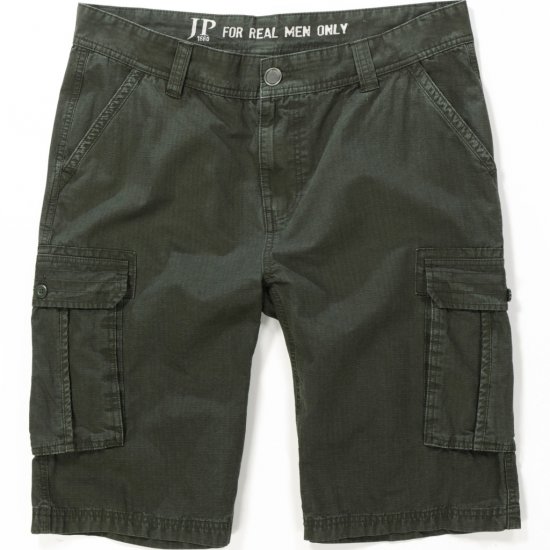 JP1880 Shorts Cargo Bermuda Dark Olive - Šorti - Šorti - W40-W60