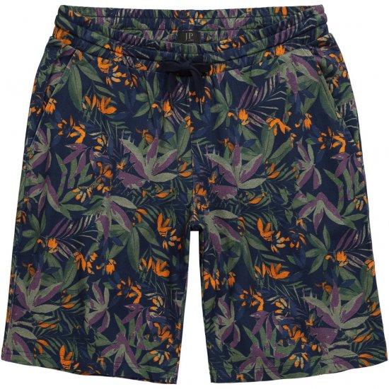 JP1880 Bermuda Shorts Floral All-over Print Navy - Šorti - Šorti - W40-W60