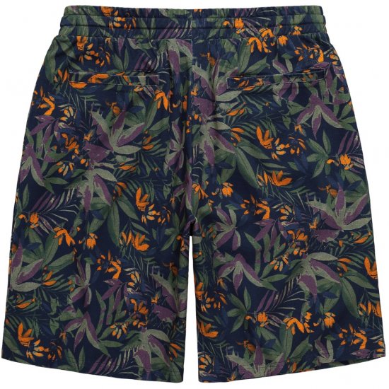 JP1880 Bermuda Shorts Floral All-over Print Navy - Šorti - Šorti - W40-W60