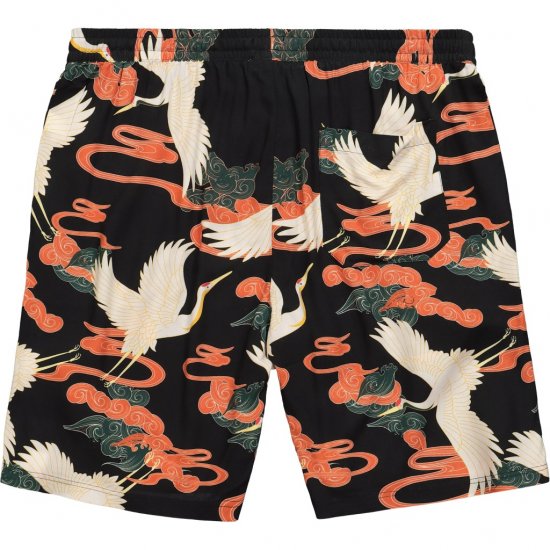 JP1880 Bermuda Shorts Floral All-over Print Black - Šorti - Šorti - W40-W60