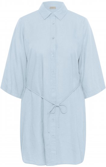Kaffe Curve Mille Short Shirt Dress Nantucket Breeze Blue - Mini kleitas - 