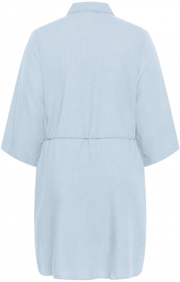 Kaffe Curve Mille Short Shirt Dress Nantucket Breeze Blue - Mini kleitas - 