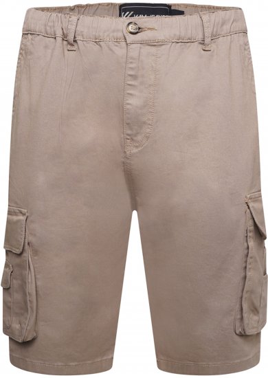 Kam Jeans 3404 Cargo Shorts Beige - Šorti - Šorti - W40-W60