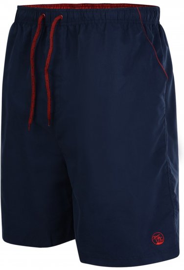 Espionage SW040 Plain Swimshorts Navy - Peldbikses - Vīriešu liela izmēra peldšorti