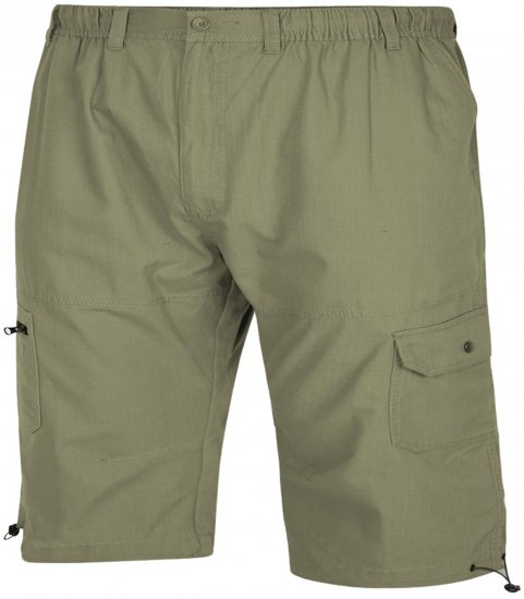 Espionage TR055 3/4 Cropped with Mult Pocket Trousers Light Khaki - Šorti - Šorti - W40-W60