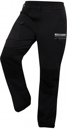 Ulla Popken HYPRAR Multifunctional Durable Inset Trekking Pants Black - Džinsi & Bikses Lielos Izmēros – Plus Size - 