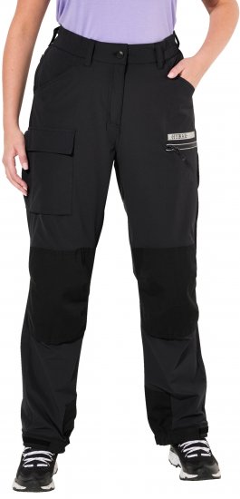 Ulla Popken HYPRAR Multifunctional Durable Inset Trekking Pants Black - Džinsi & Bikses Lielos Izmēros – Plus Size - 