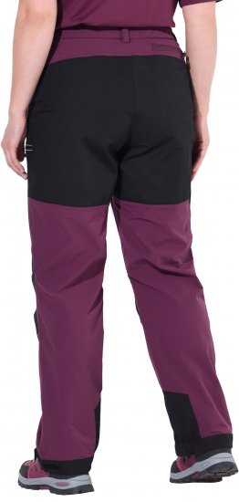 Ulla Popken HYPRAR Multifunctional Durable Inset Trekking Pants Dark Cherry Dark Cherry - Džinsi & Bikses Lielos Izmēros – Plus Size - 