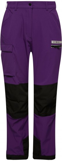 Ulla Popken HYPRAR Multifunctional Durable Inset Trekking Pants Plum - Džinsi & Bikses Lielos Izmēros – Plus Size - 