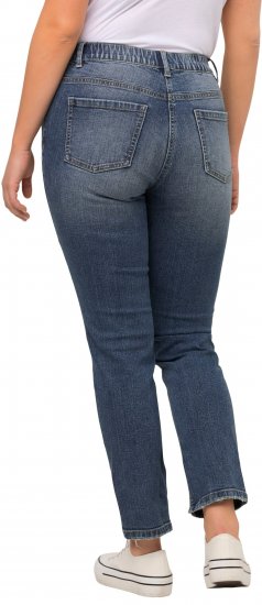 Ulla Popken Distressed Stretch Fit Sarah Jeans Blue Denim - Džinsi & Bikses Lielos Izmēros – Plus Size - 