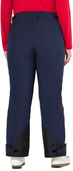 Ulla Popken Performance Trousers Waterproof Zip Pockets Snow Gaiter Navy - Džinsi & Bikses Lielos Izmēros – Plus Size - 