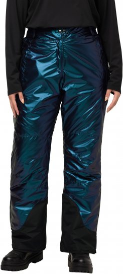 Ulla Popken Ski Pants Water-Repellent MBlue-Of-Pearl Velcro Closure Snow Gaiter Blue - Džinsi & Bikses Lielos Izmēros – Plus Size - 