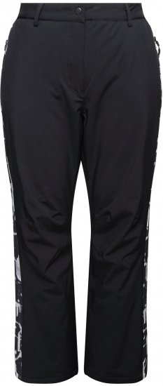 Ulla Popken Hyprar Functional Trousers Waterproof Velcro Closure Snow Gaiter Black - Džinsi & Bikses Lielos Izmēros – Plus Size - 