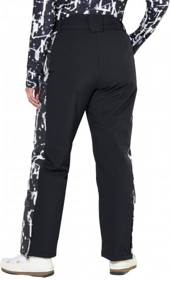 Ulla Popken Hyprar Functional Trousers Waterproof Velcro Closure Snow Gaiter Black - Džinsi & Bikses Lielos Izmēros – Plus Size - 