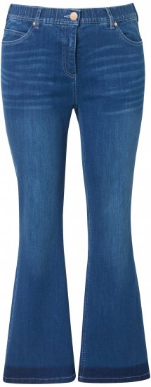 Ulla Popken Stretch Fit Bootcut Jeans Blue Denim - Džinsi & Bikses Lielos Izmēros – Plus Size - 