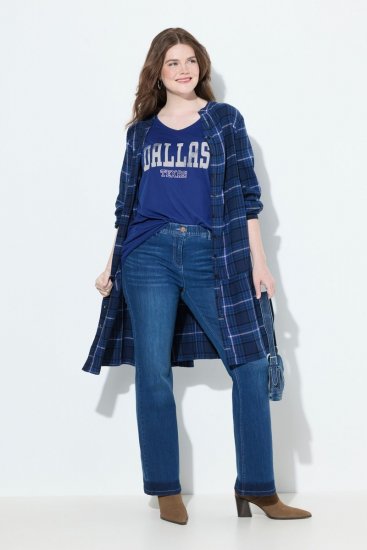 Ulla Popken Stretch Fit Bootcut Jeans Blue Denim - Ulla Popken - Ulla Popken lielizmēra apģērbi