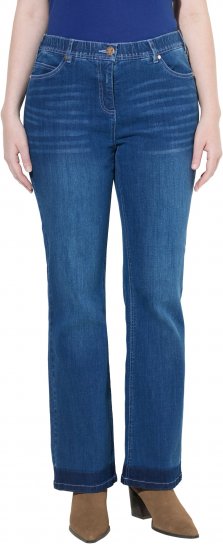 Ulla Popken Stretch Fit Bootcut Jeans Blue Denim - Džinsi & Bikses Lielos Izmēros – Plus Size - 